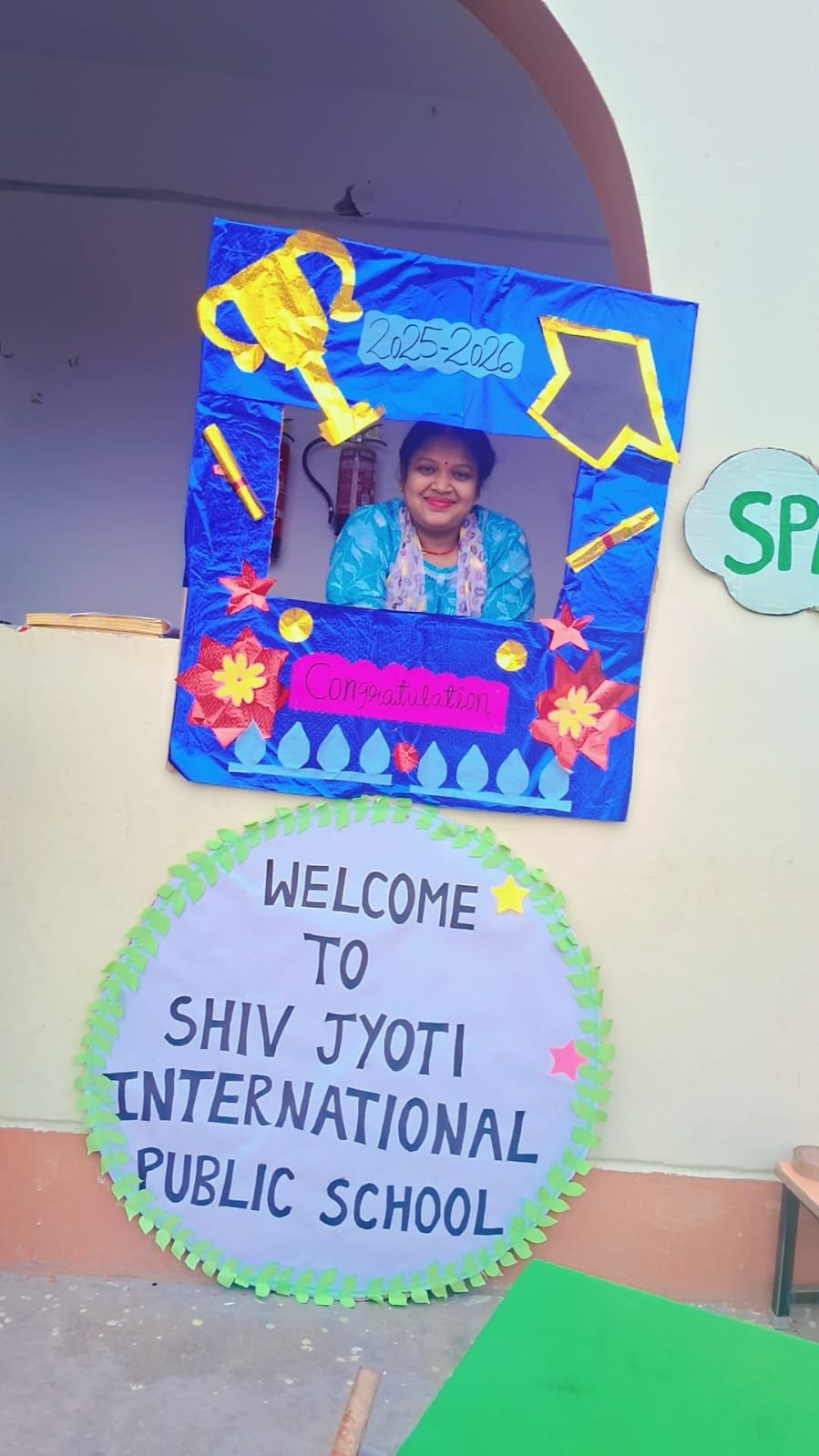 First day at school for new students SJIPS Sheetalpur